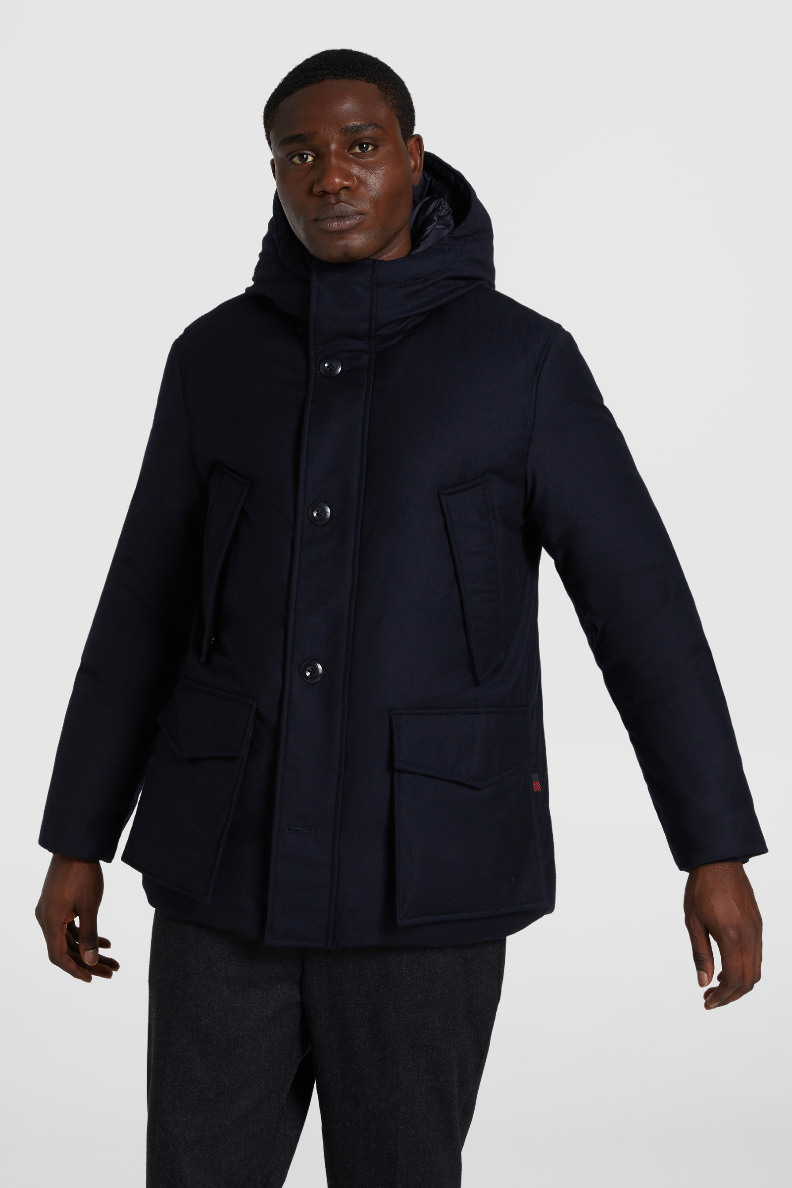 Mountain Parka van fijne wol