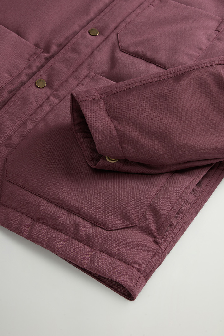 Surchemise matelassée en nylon CORDURA® recyclé Rouge photo 7 | Woolrich