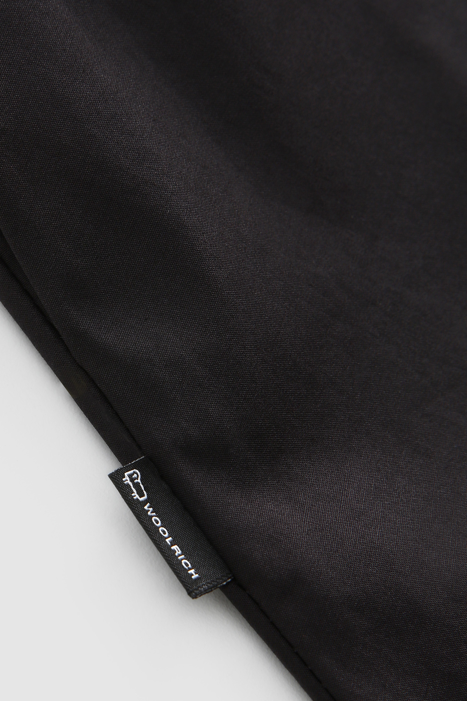 Kurzes Kleid aus Baumwollpopeline Schwarz photo 7 | Woolrich