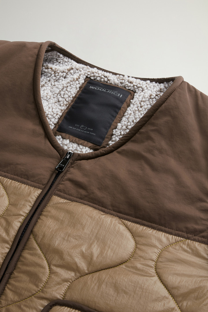 Gilet trapuntato con fodera in sherpa by Todd Snyder Beige photo 6 | Woolrich