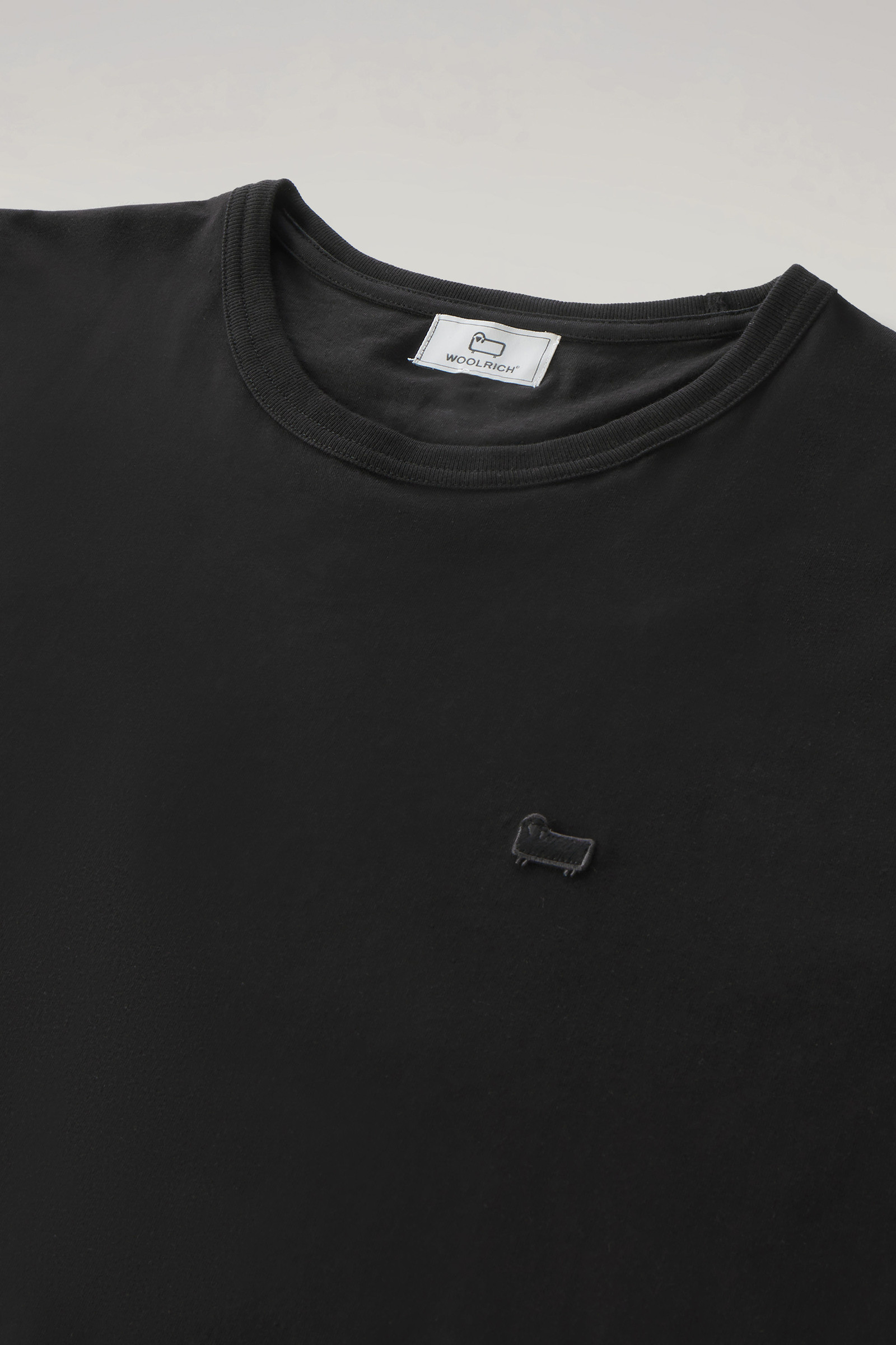 T-shirt Sheep in puro cotone nero photo 6 | Woolrich