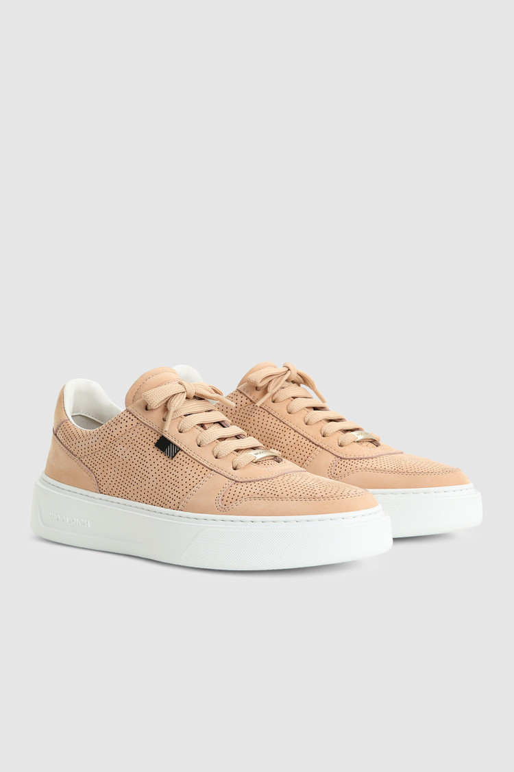 Sneaker da tennis Classic traforata effetto nabuk