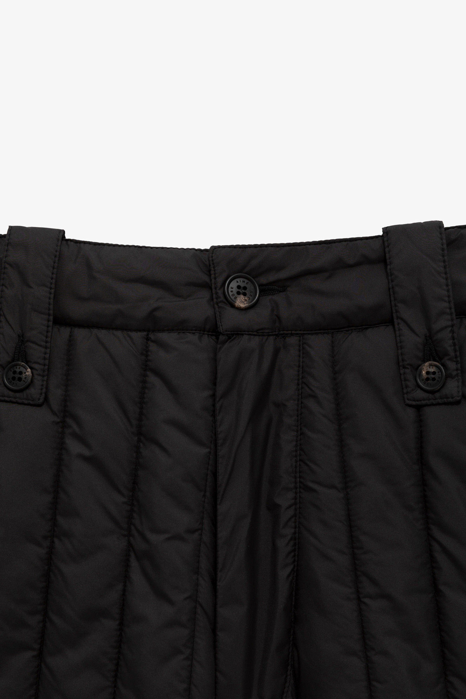 Quilted Pants in Microfiber - Aimé Leon Dore / Woolrich - Men - Black