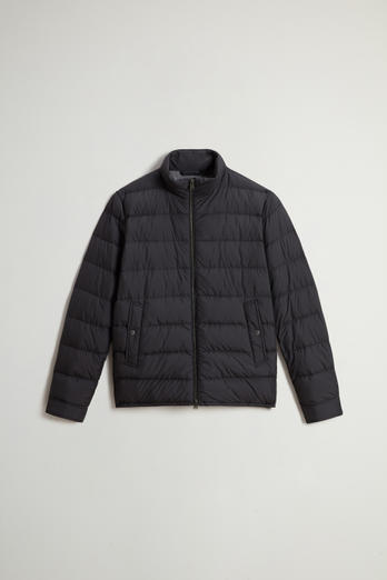 Lightweight Down Jacket in Microfiber Black photo 1 | Woolrich