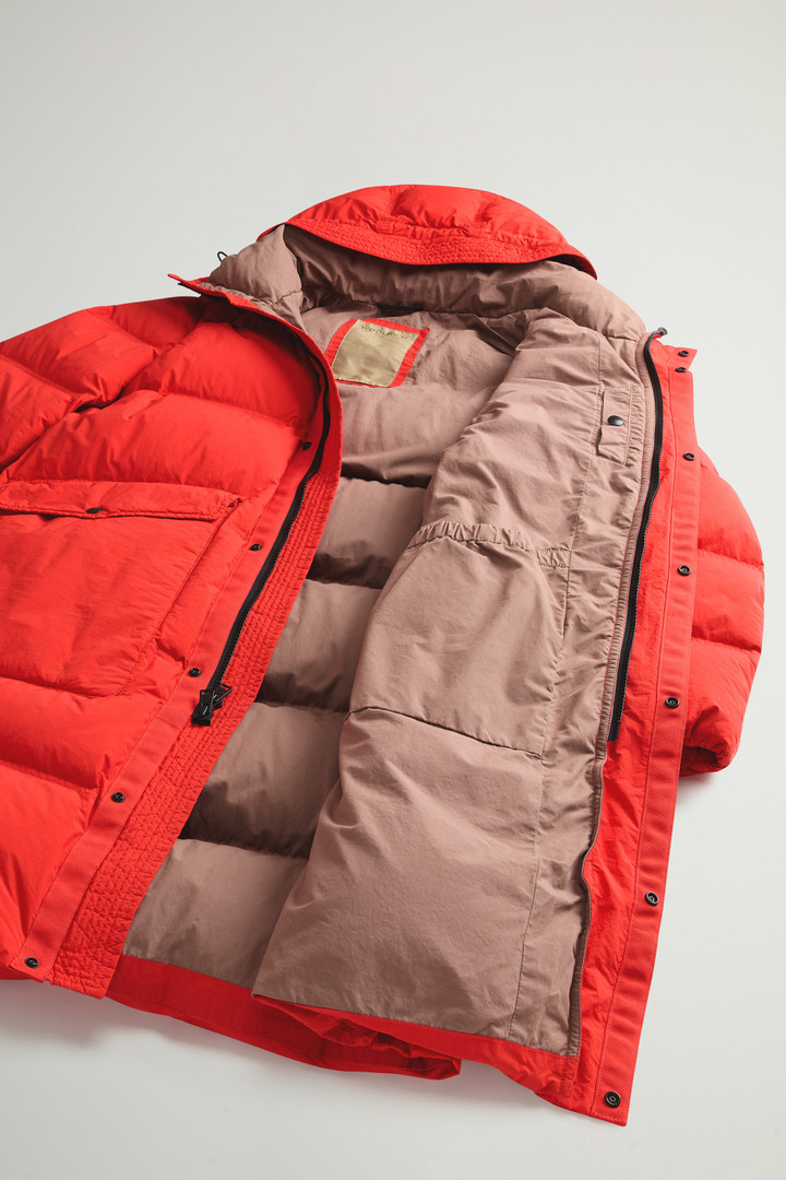 Garment-Dyed Quilted Nylon Parka Orange photo 9 | Woolrich