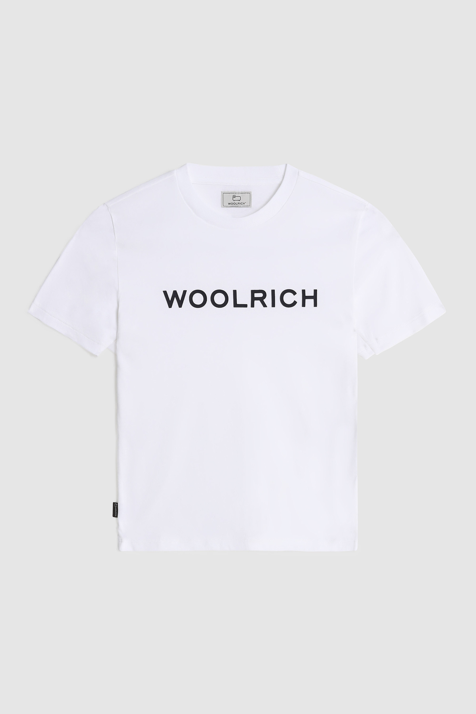 Boy's organic cotton tee with logo White | Woolrich