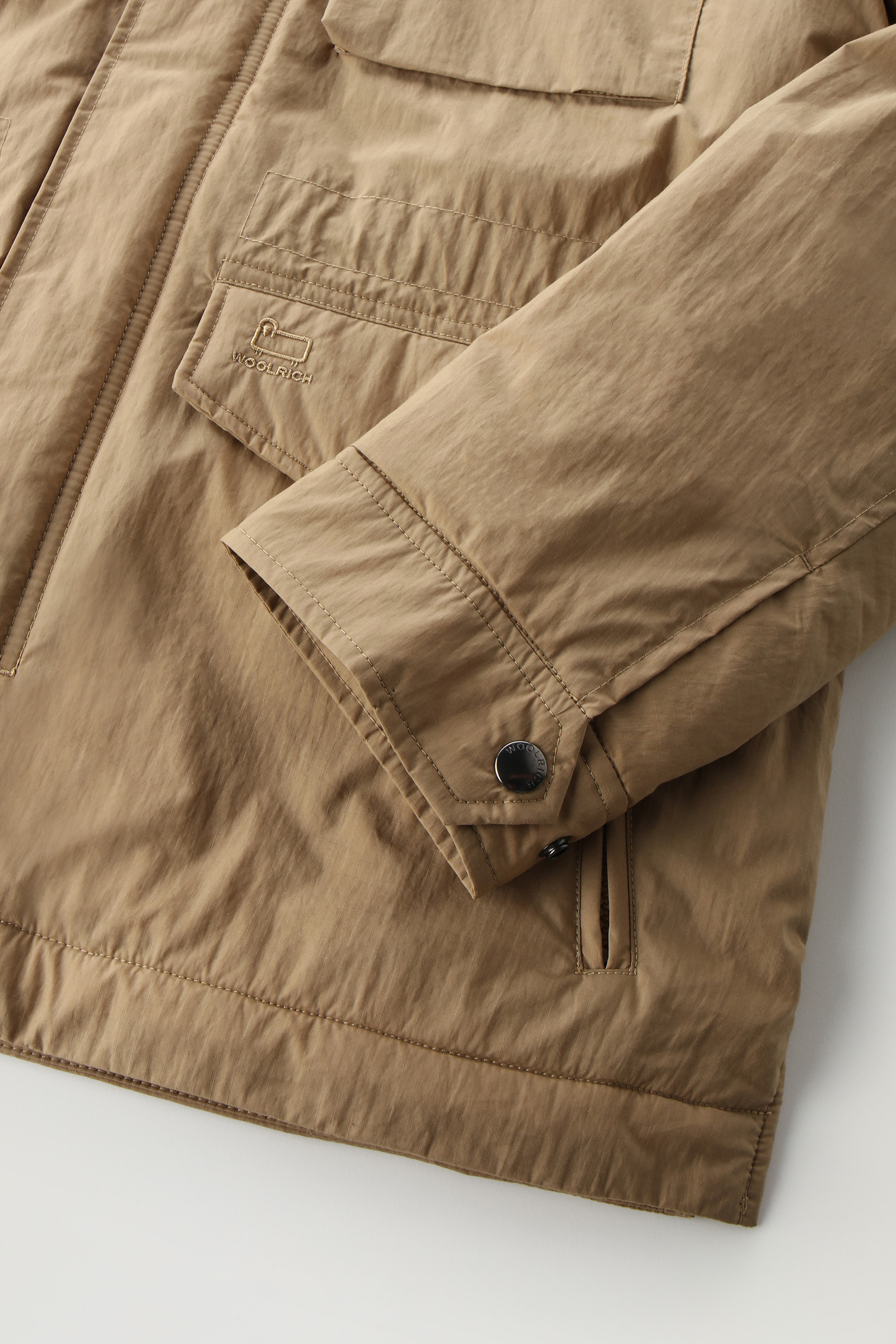 Ripstop-Feld-Jacke mit Sherpa-Futter beige photo 7 | Woolrich