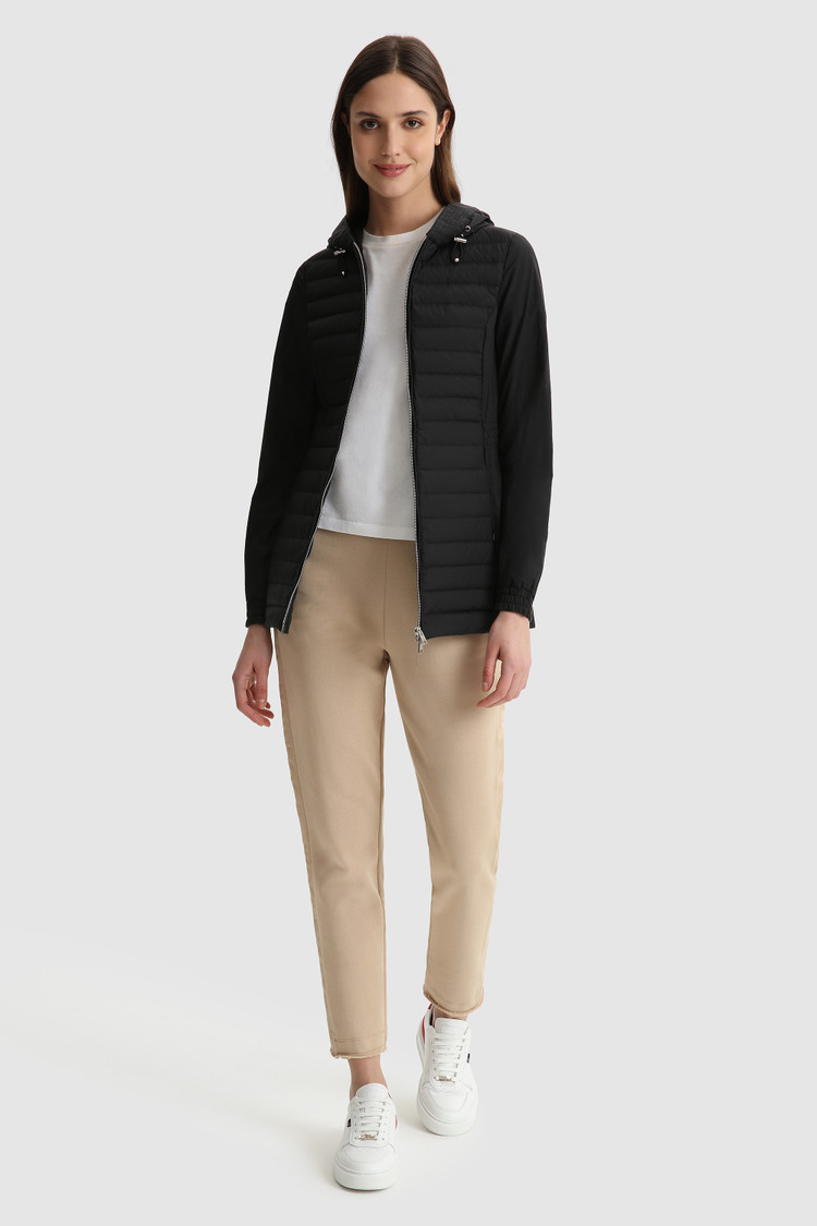 Printed logo fleece pant