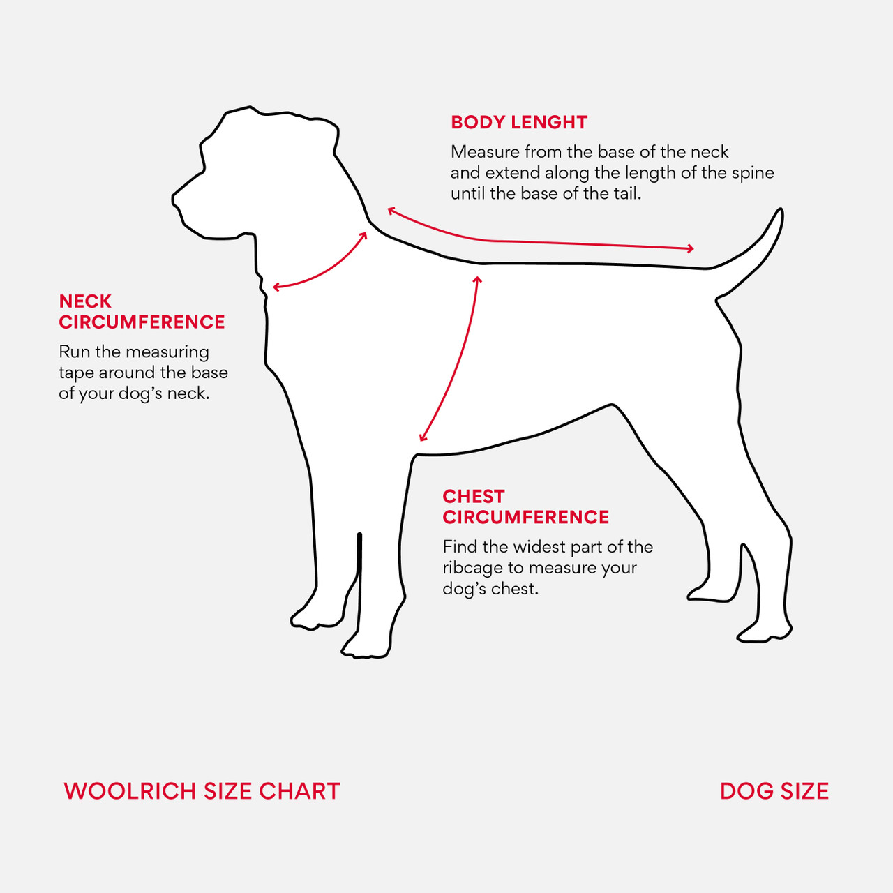 Size Chart & Clothing Sizing Guides | Woolrich