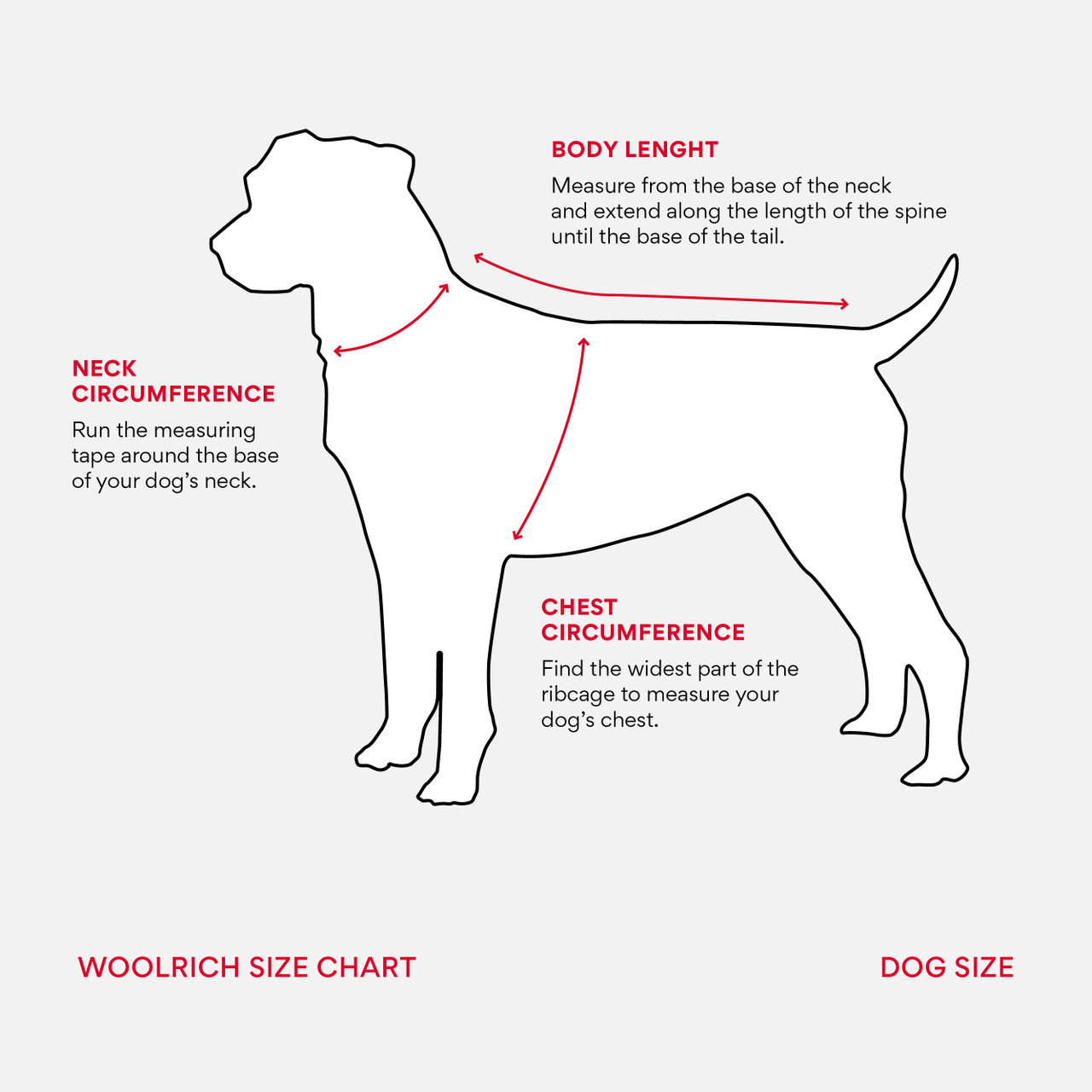 Size Chart & Clothing Sizing Guides Woolrich