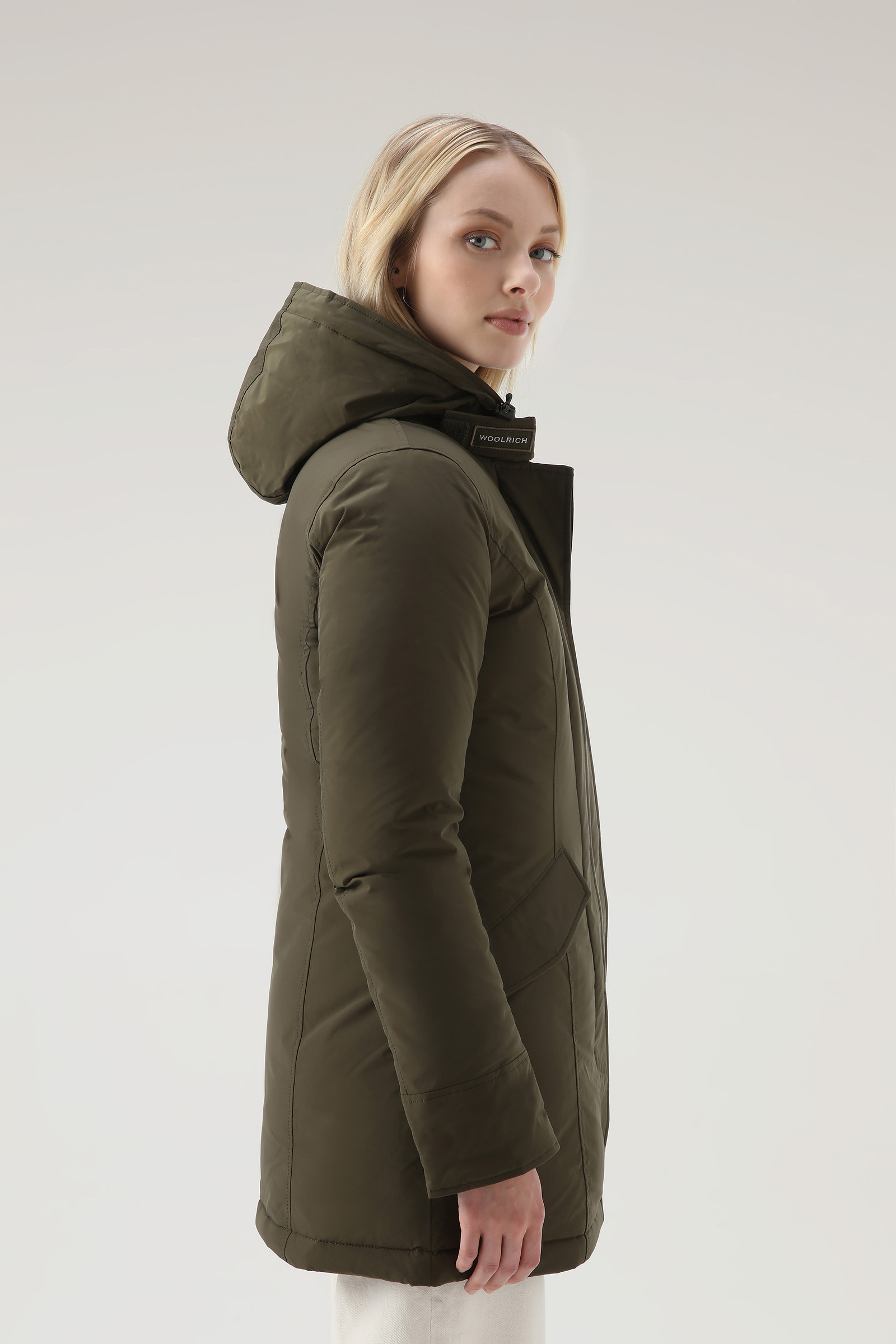 Arctic Parka in Urban Touch with Detachable Fur - Women - Green