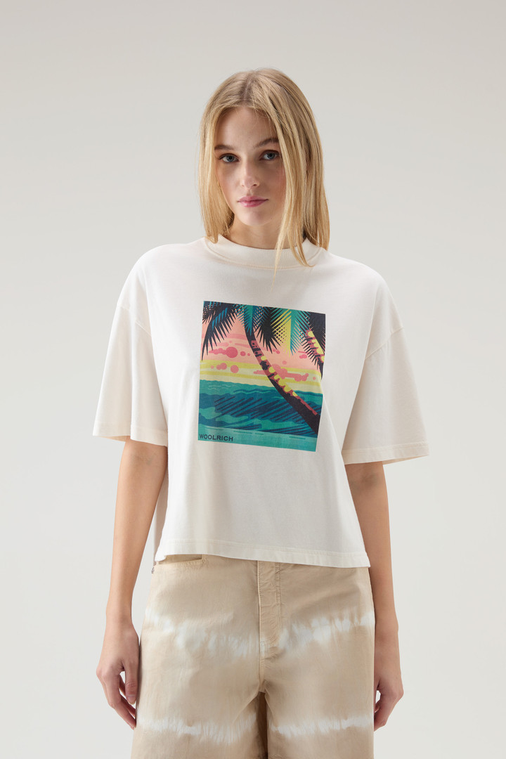 GRAPHIC T-SHIRT White photo 1 | Woolrich