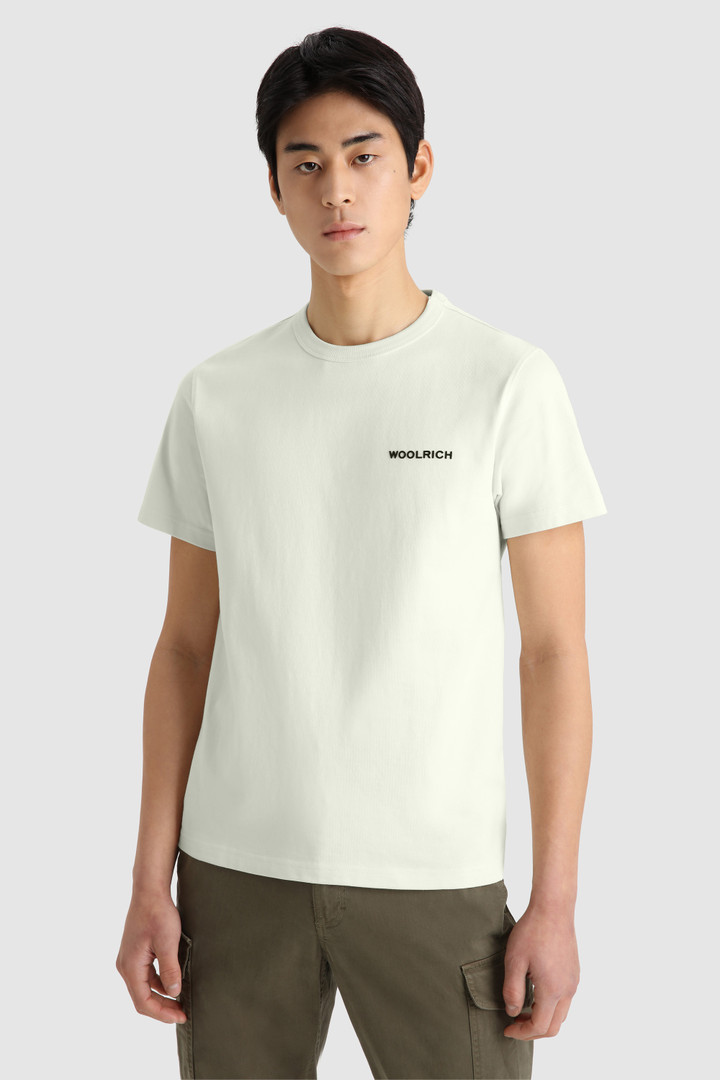 Camiseta con estampado en la espalda blanco photo 2 | Woolrich