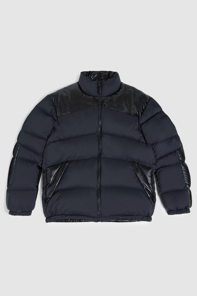 Wendbare Muffle Daunenjacke