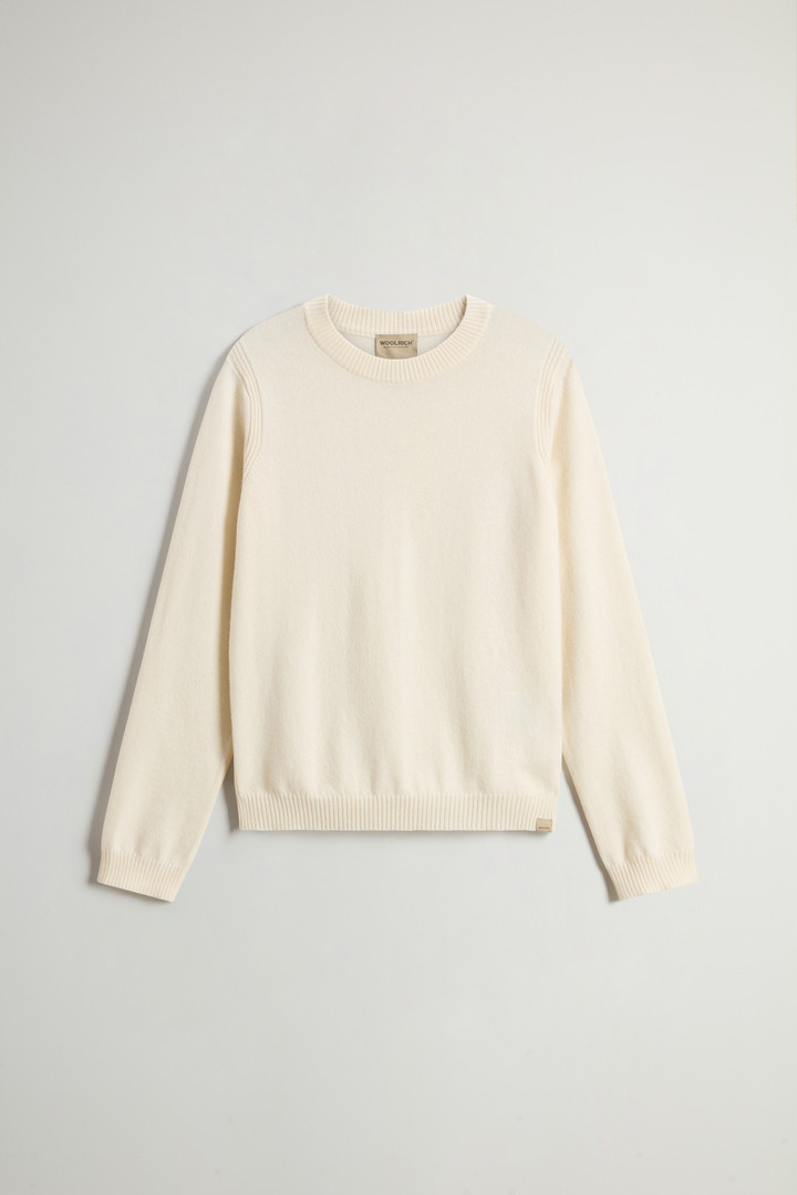 Jersey de cachemira pura con cuello barco Blanco photo 5 | Woolrich