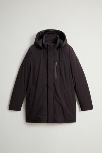 Mountain Parka in Stretch Nylon Black photo 1 | Woolrich