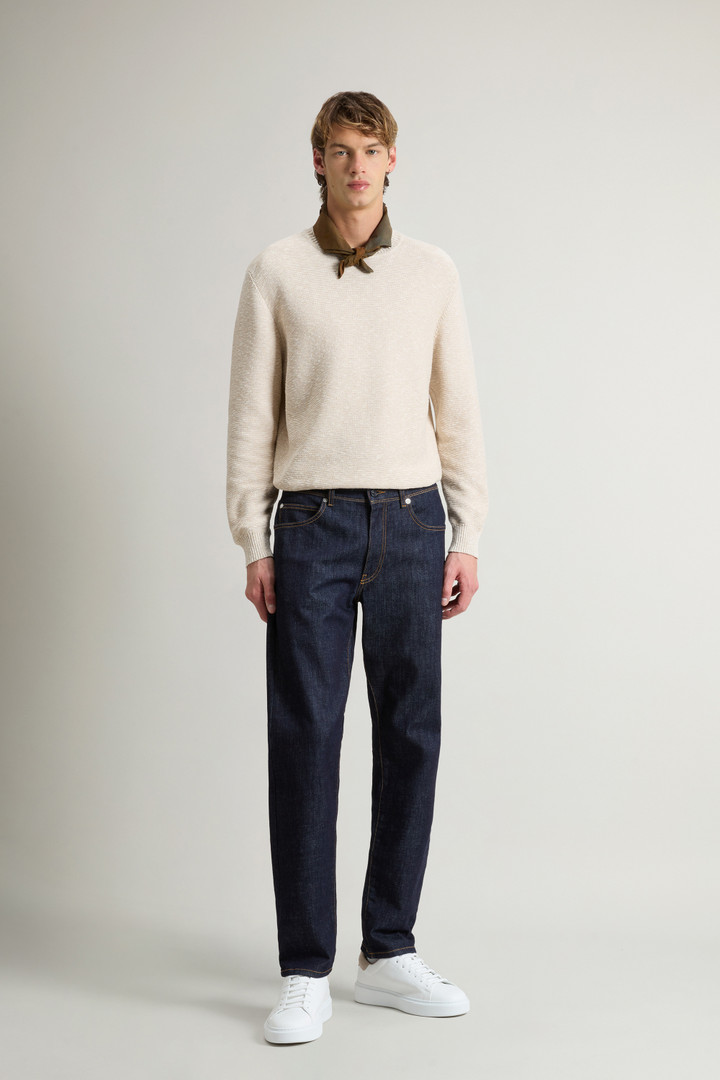 Broek van elastisch denim Blauw photo 1 | Woolrich