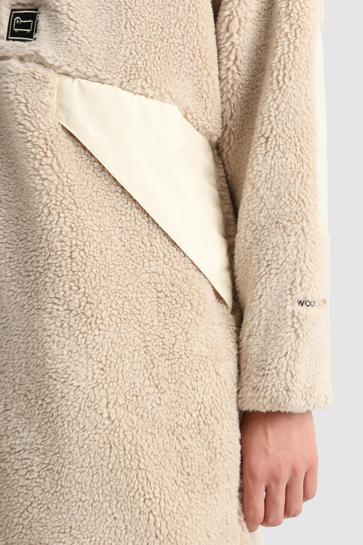 Terra pile fleece long jacket