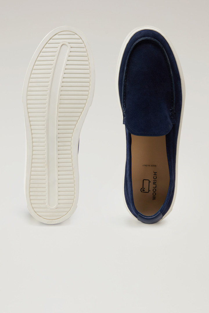 Slip-on Loafers in Suede Blue photo 4 | Woolrich