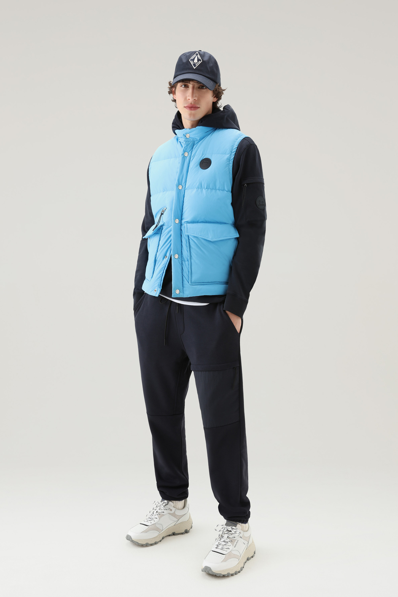 Steppweste Aleutian aus recyceltem Eco Taslan-Nylon blau photo 2 | Woolrich
