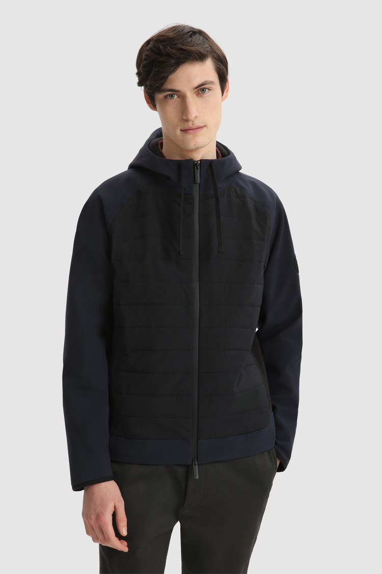 Cotton-nylon blend full-zip Hoodie