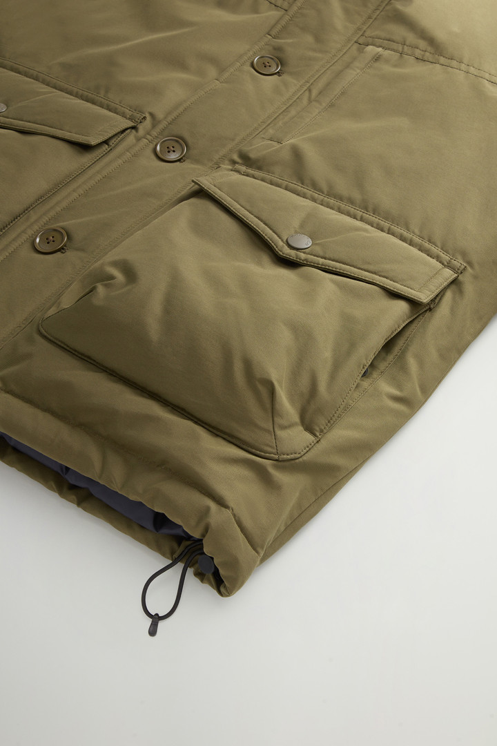 Ramar Cloth Bomber Jacket with Hood Green photo 11 | Woolrich