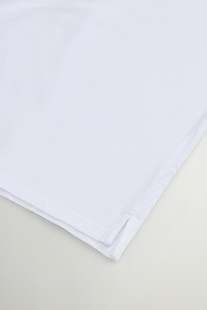 Pure Cotton Pique Polo White photo 7 | Woolrich