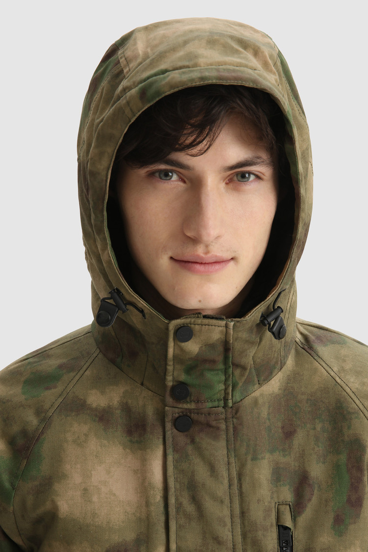 Jacke Mountain aus gewachster Camo-Baumwolle von British Millerain