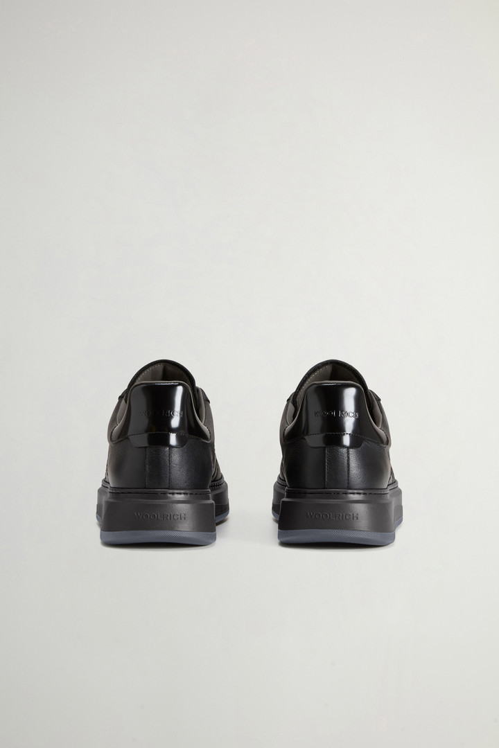 Arrow Sneakers in Leather Black photo 3 | Woolrich