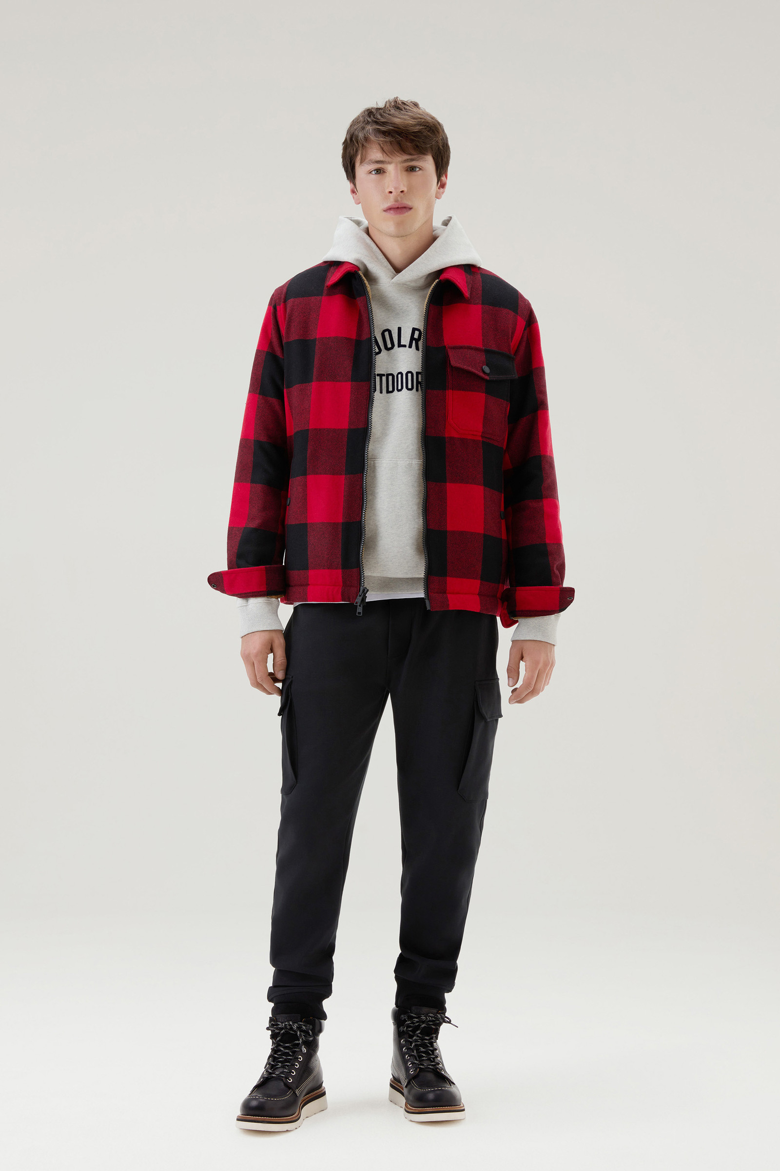 Sweatpants in Stretch Cotton Blend Black photo 2 | Woolrich