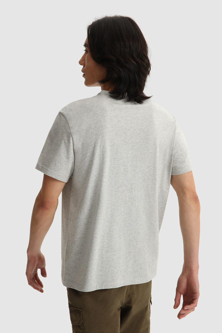 Maglietta in puro cotone con maxi logo