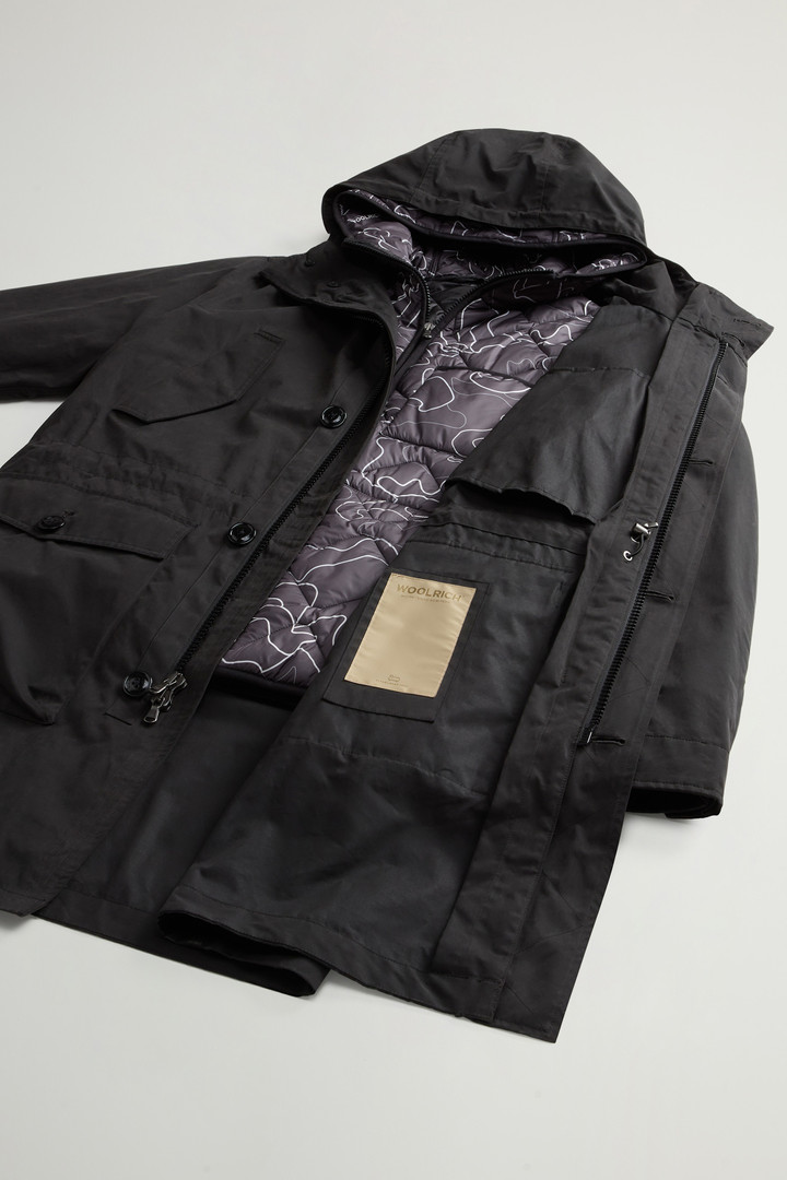 Parka 3-en-1 en Mountain Cloth avec veste intérieure camouflage Noir photo 10 | Woolrich