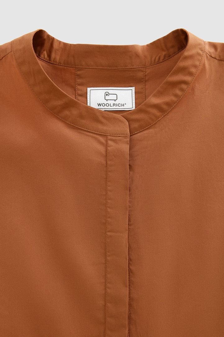 Cotton Poplin Shirt Brown photo 5 | Woolrich