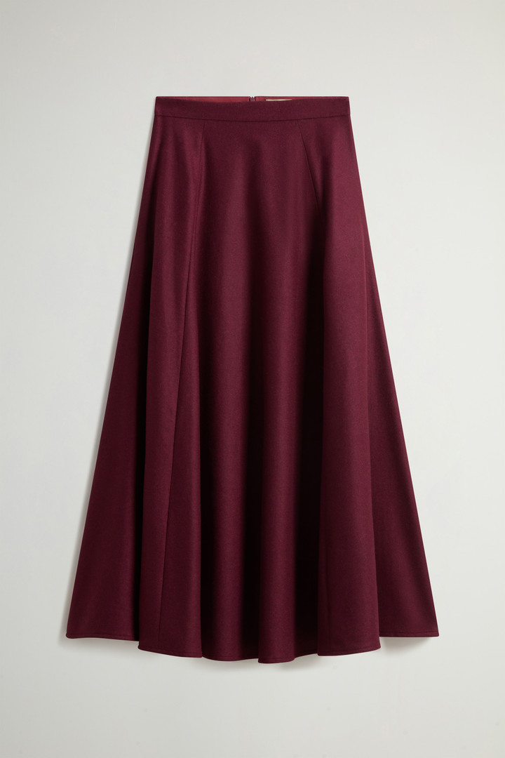 Skirt in Italian Wool Blend Red photo 3 | Woolrich