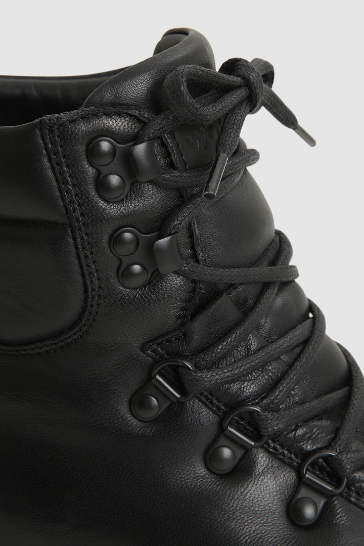 Hiker Stiefel aus gepolstertem Nappaleder