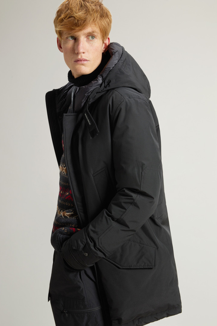 Polar Parka en Ramar Cloth con cuello alto Negro photo 4 | Woolrich