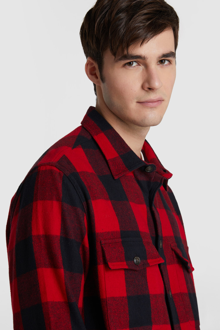 Oxbow shirt with Buffalo Check motif