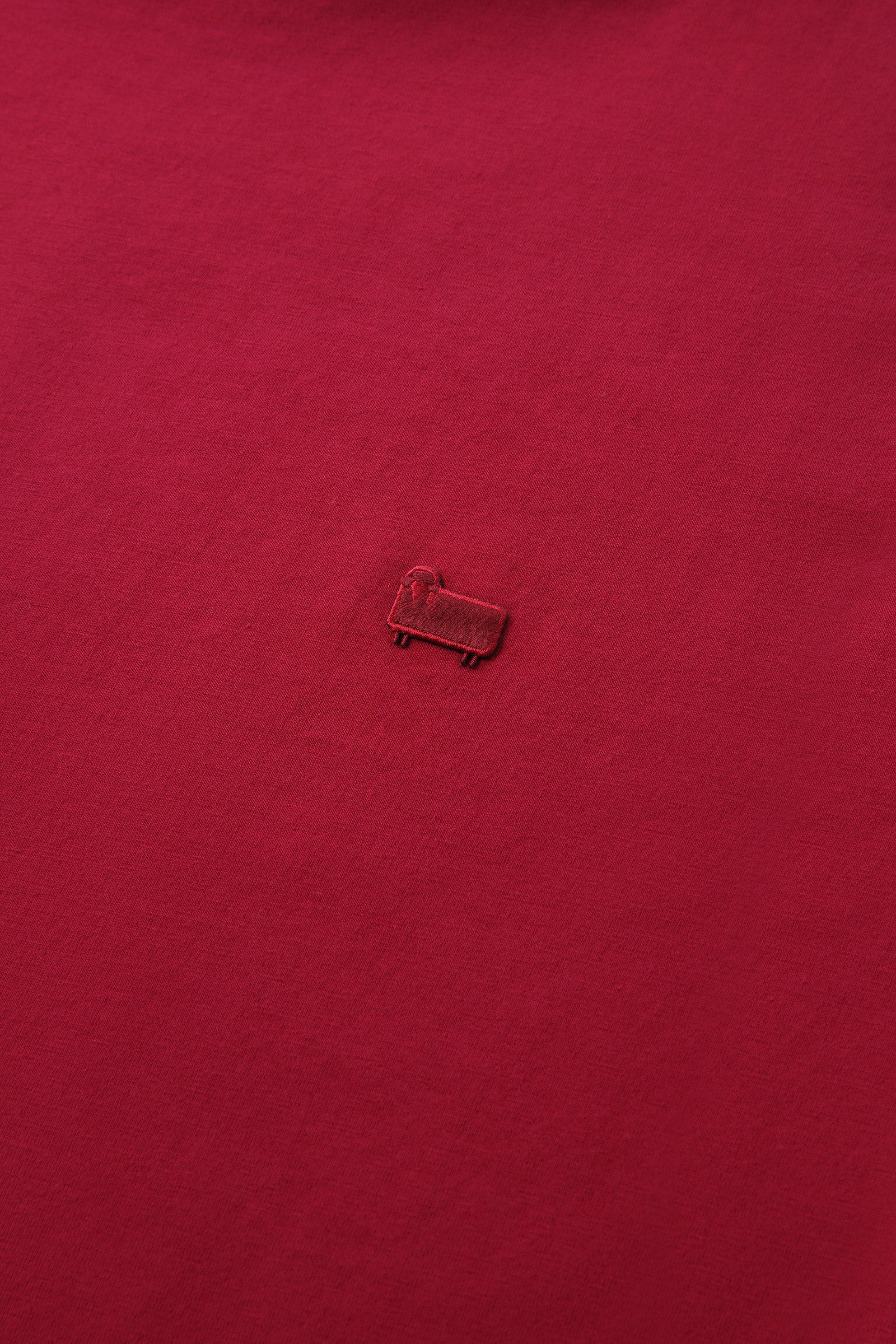 Cotton Logo T-shirt Red photo 7 | Woolrich