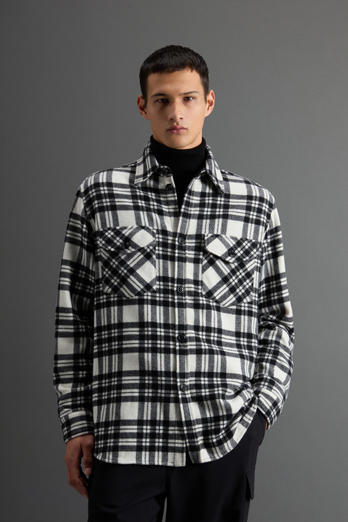 Check Overshirt in Pure Cashmere by Todd Snyder Multicolor | Woolrich
