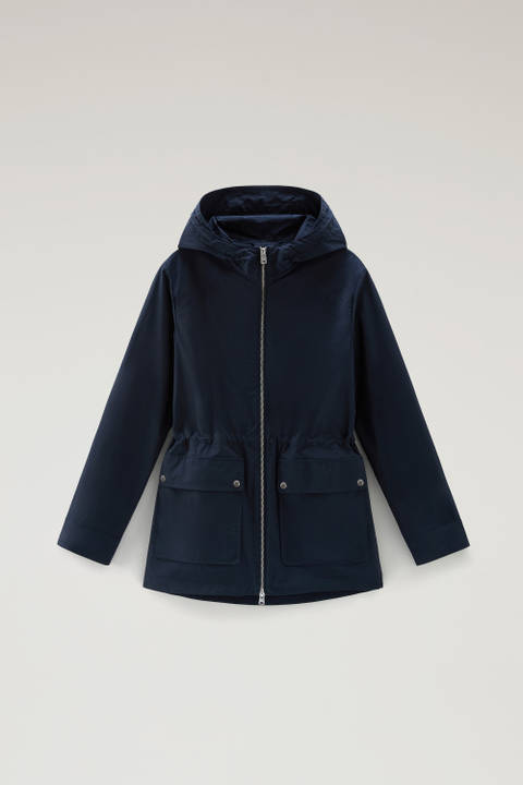 Summer Jacket in Urban Touch Blue photo 2 | Woolrich