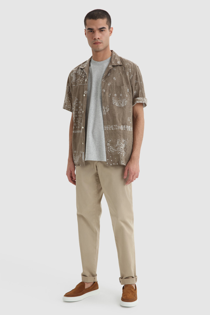 T-Shirt with Chest Pocket Grey photo 2 | Woolrich