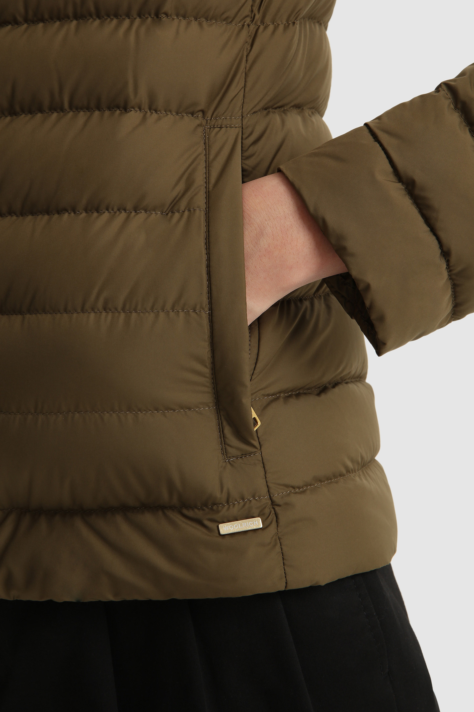 Hibiscus Short Jacket Green photo 6 | Woolrich