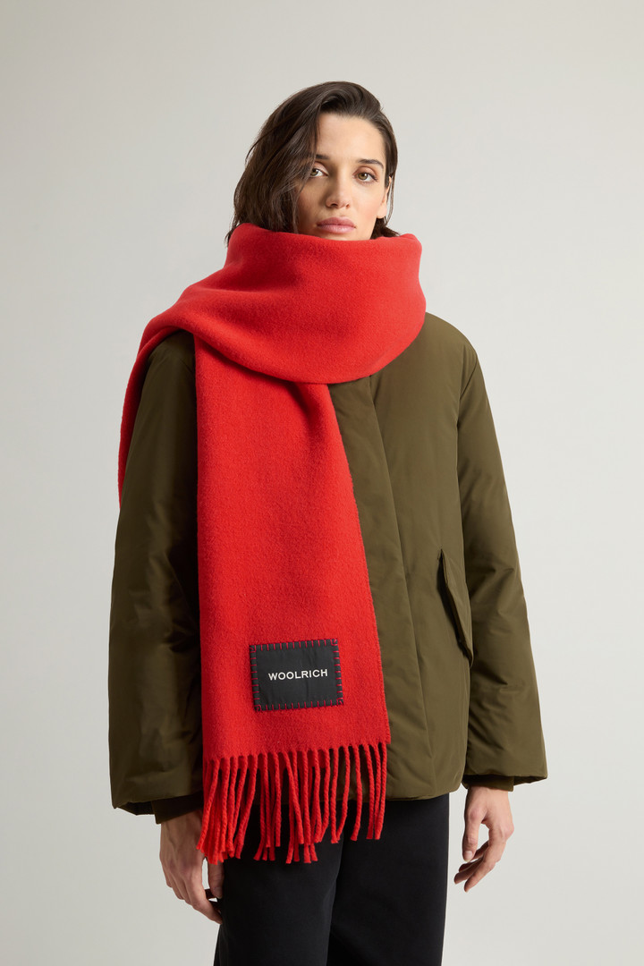 Pure Virgin Wool Scarf Orange photo 5 | Woolrich