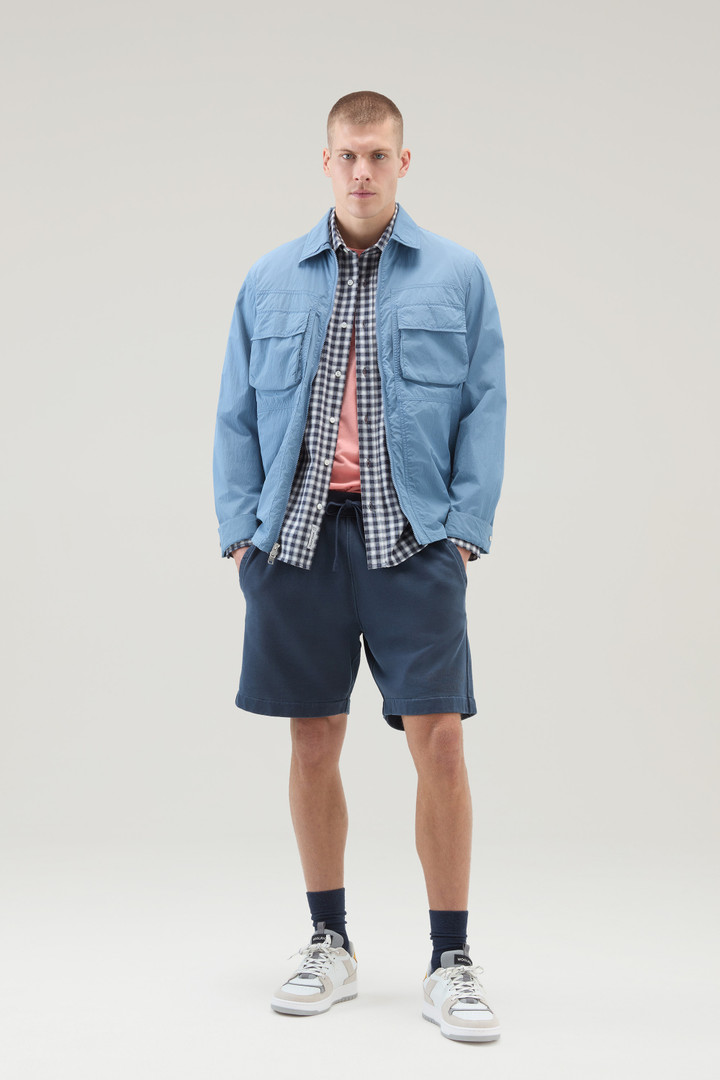 Pure Cotton Checked Shirt Blue photo 2 | Woolrich
