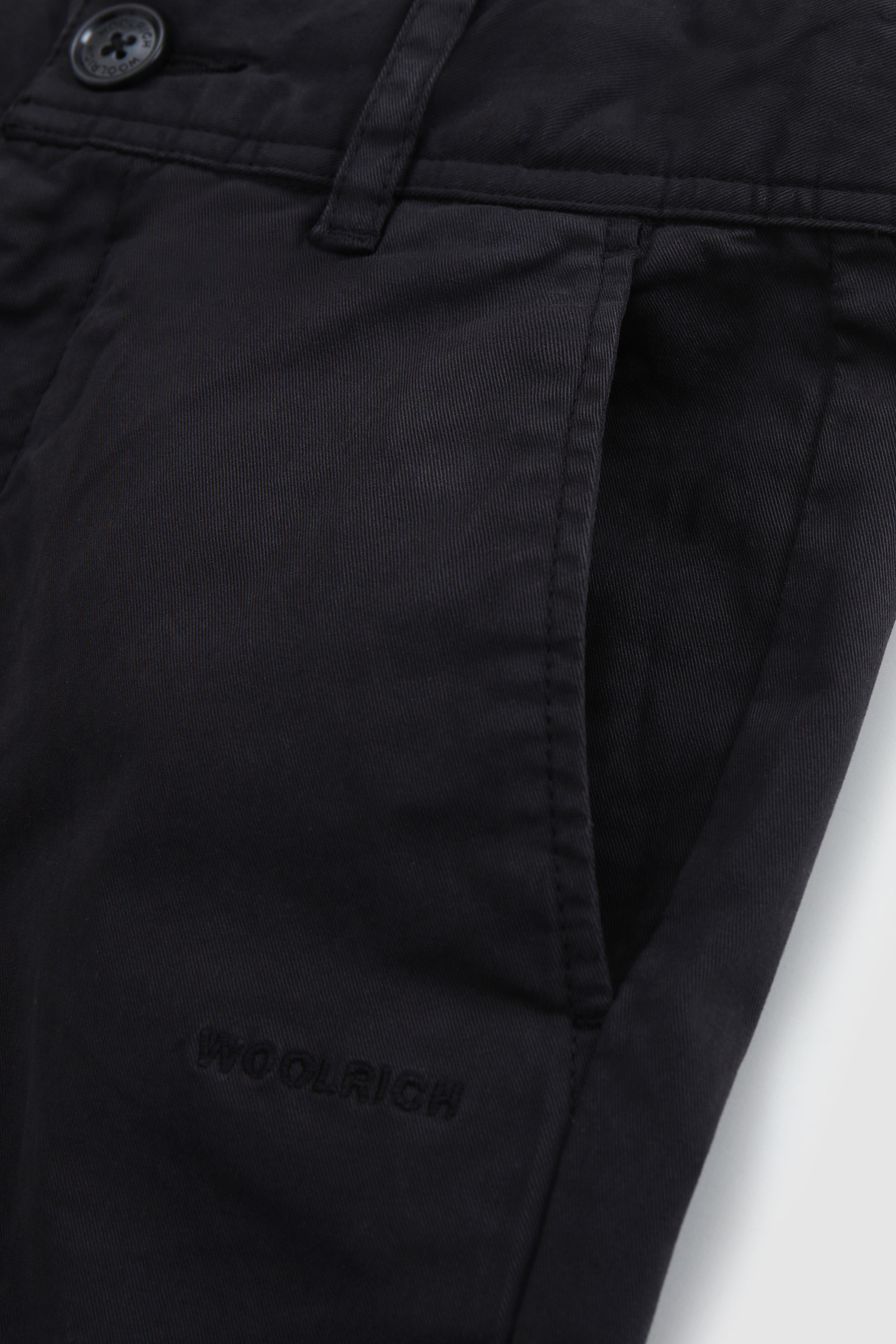 Boy's Pant in Garment-Dyed Cotton Blue photo 4 | Woolrich