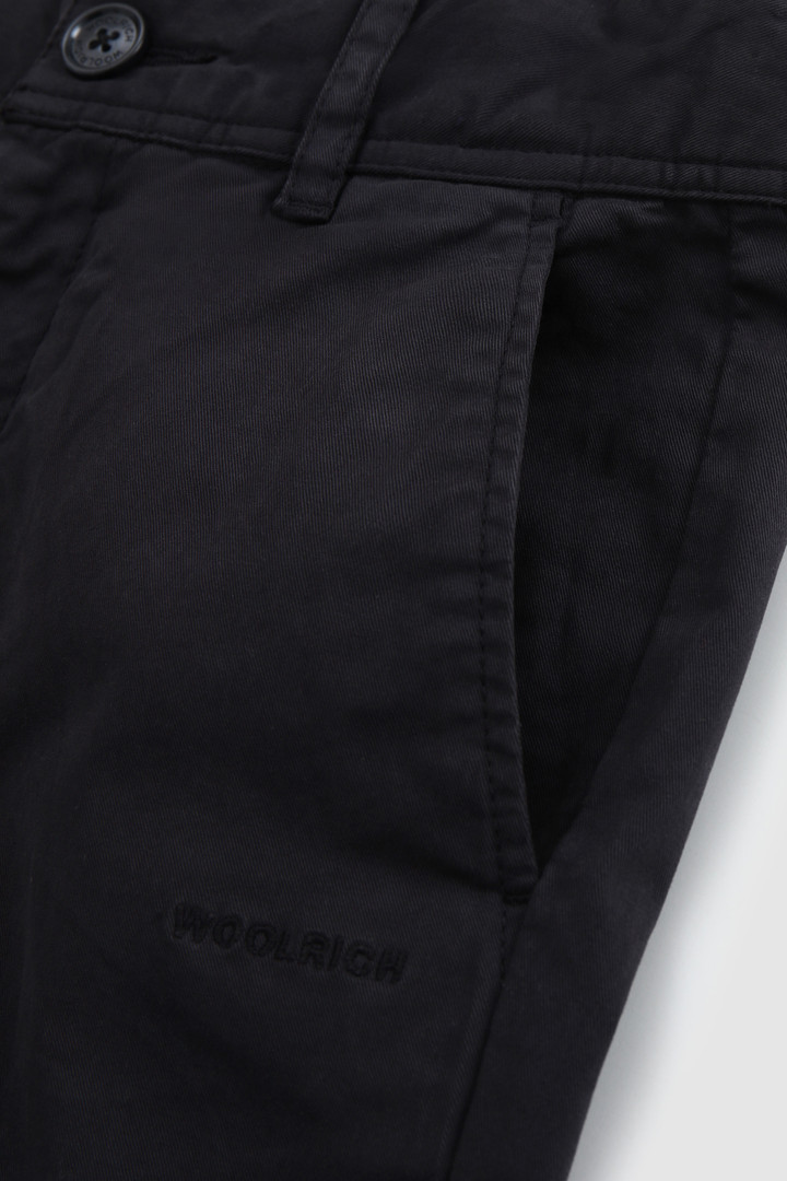 Boy's Pant in Garment-Dyed Cotton Blue photo 4 | Woolrich