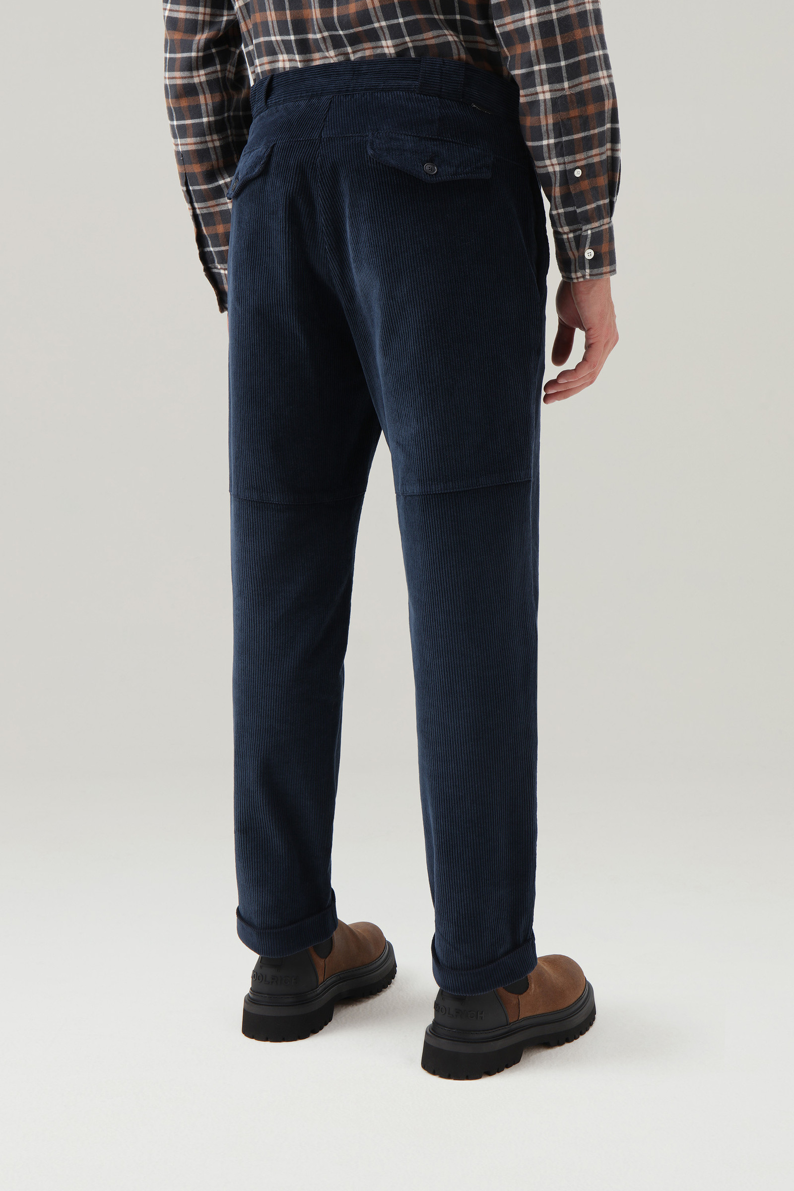 Corduroy Pants in Garment Dye Blue photo 3 | Woolrich