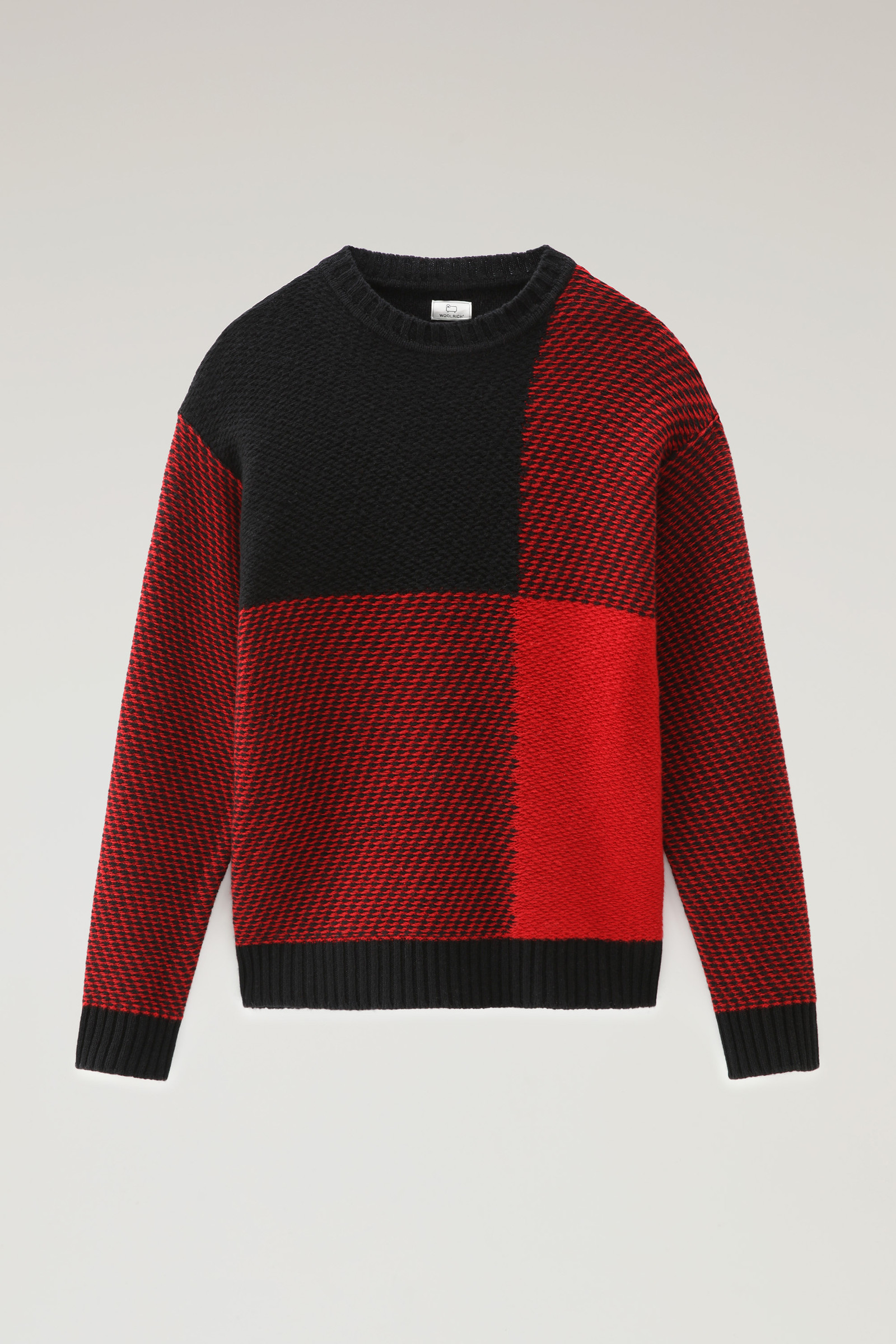 Unisex Crewneck with Buffalo Check Pattern photo 6 | Woolrich