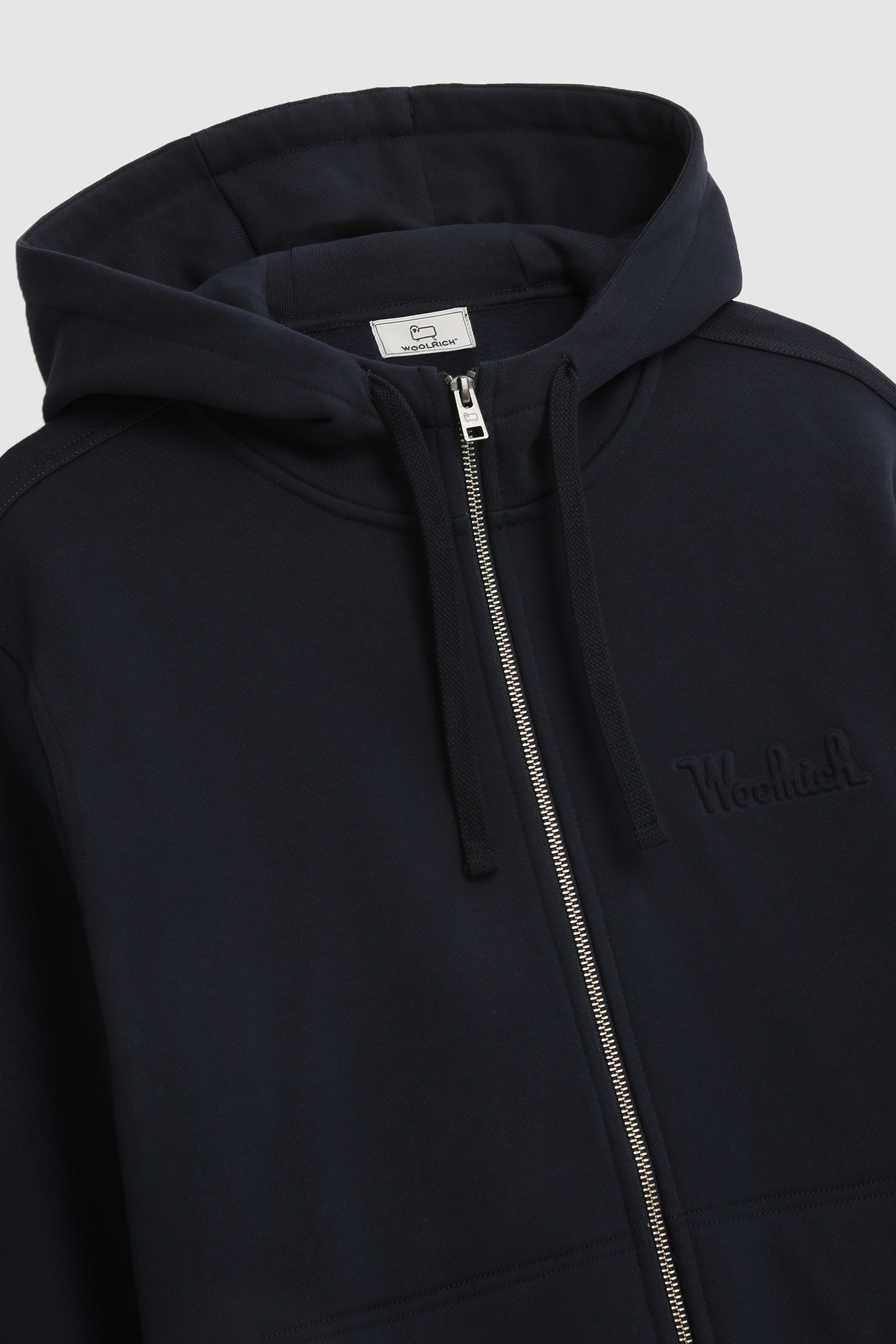 Luxuriöser Kapuzenpulli mit durchgehendem Reißverschluss