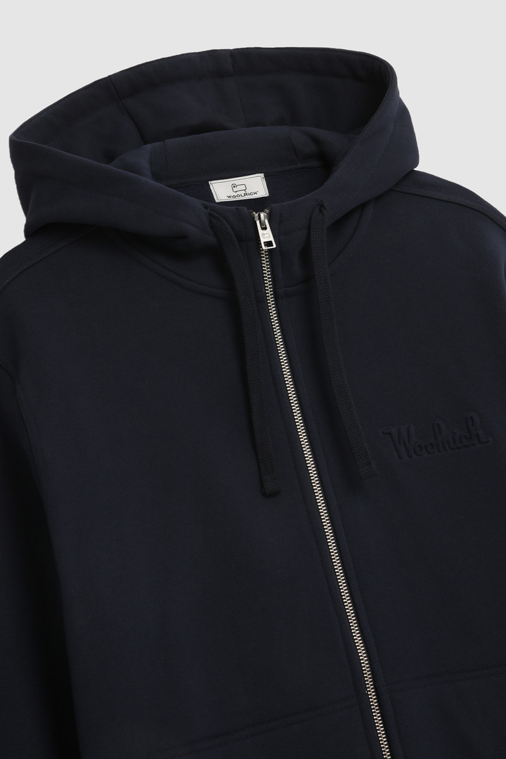 Luxe hoody met volledige rits